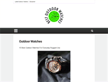 Tablet Screenshot of bestoutdoorwatches.com